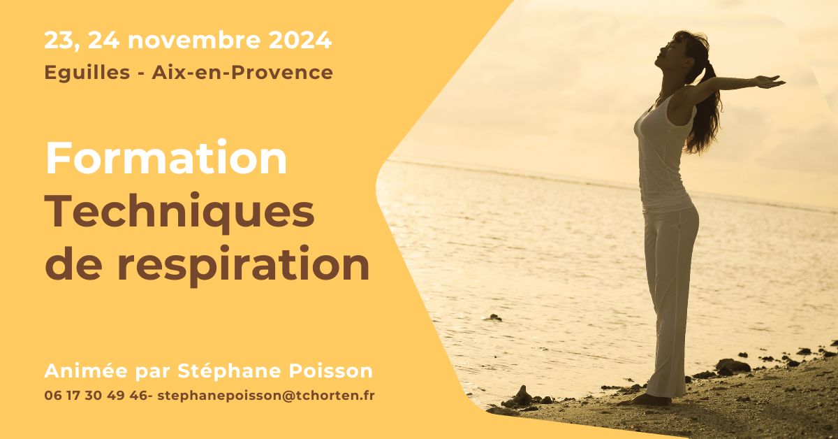 Formation techniques de respiration novembre 2024 sur Aix-en-Provence