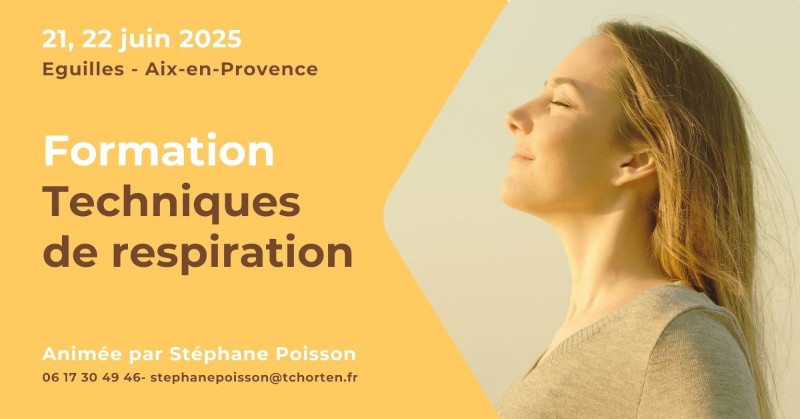 Formation techniques de respiration juin 2025 sur Aix-en-Provence